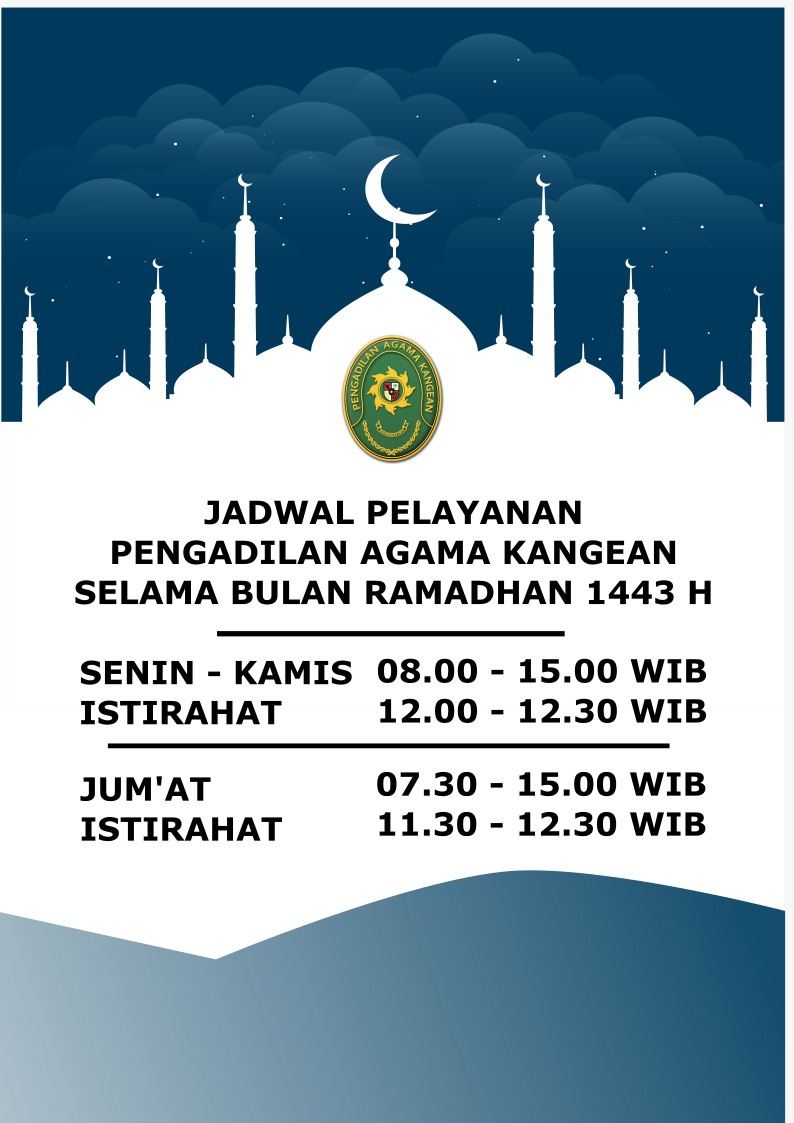 Jadwal Layanan Bulan Puasa